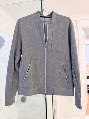 lululemon athletica Men’s Gray Performance Zip Jacket